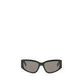 Balenciaga Black Calf Leather Bos Taurus Sunglasses