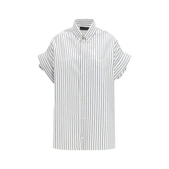Balenciaga White Cotton Shortsleeve Shirt