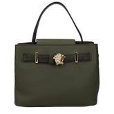 Versace Green Leather Handbag