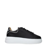 Philipp Plein Black Leather Chunky Sneakers