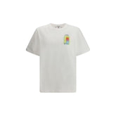 Casablanca White Cotton T-Shirt
