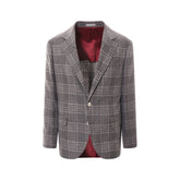 Brunello Cucinelli Gray Cashmere Jackets And Coat