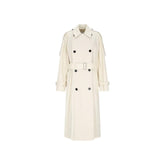 Burberry White Cotton Coat