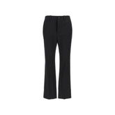 Saint Laurent Black Cotton Casual Pants
