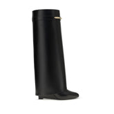 Givenchy Black Calf Leather Bos Taurus Boots