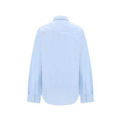 Ami Paris Blue Cotton Dress Shirt