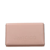 Jimmy Choo Pink Leather Clutch Bag