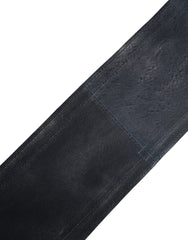 Ermanno Scervino Cinto Azul de Couro Largo para Mulheres Cintura