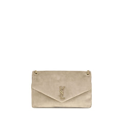 Saint Laurent Beige Calf Leather Bos Taurus Shoulder Bag