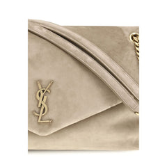 Saint Laurent Beige Calf Leather Bos Taurus Shoulder Bag