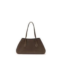 The Row Brown Calf Leather Bos Taurus Shoulder Bag