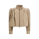 Chloé Beige Cotton Jackets And Coat