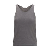 Brunello Cucinelli Gray Cashmere Top