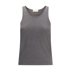 Brunello Cucinelli Gray Cashmere Top