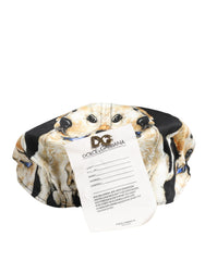 Dolce & Gabbana Casquette de Neuneu Homme Noir en Coton Modèle Cloth Capello