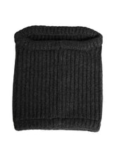 Dolce & Gabbana Noir Chale Turbin En Maille Cachemire Pour Hommes Hivernal