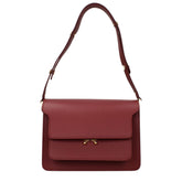 Marni Red Leather Shoulder Bag