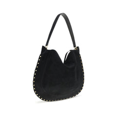 Isabel Marant Black Calf Leather Bos Taurus Shoulder Bag