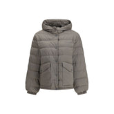 Miu Miu Gray Recycled Polyester Coat