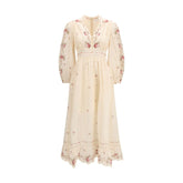 Zimmermann Beige Linen Casual Dress