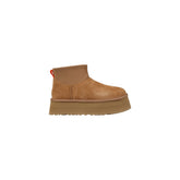 UGG Botas de Tobillo en Ante y Cuero Beige