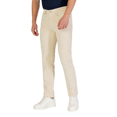 Jeckerson Pantalones Vaqueros Pitillo de Algodón Crema