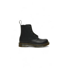 Botas de Piel Negra con Cordones Dr. Martens