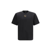 Fendi Black Cotton T-Shirt