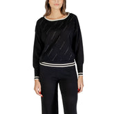 Liu Jo Black And White Cashmere Sweater