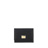 Dolce & Gabbana Black Calf Leather Bos Taurus Wallet