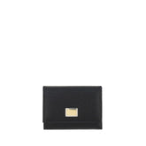 Dolce & Gabbana Black Calf Leather Bos Taurus Wallet