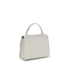 PINKO White Goatskin Handbag