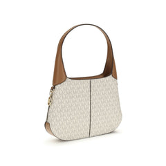 Michael Kors Beige Cotton Shoulder Bag