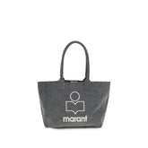 Isabel Marant Gray Cotton Shoulder Bag