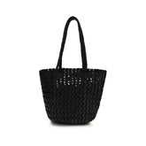 The Row Black Viscose Shoulder Bag