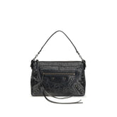 Balenciaga Black Lamb Ovis Aries Aries Shoulder Bag