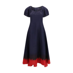 Tory Burch Blue Viscose Casual Dress