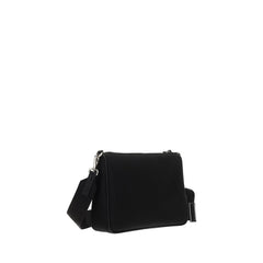 Prada Black Calf Leather Bos Taurus Shoulder Bag