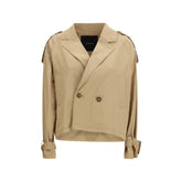PINKO Beige Cotton Trench Coat