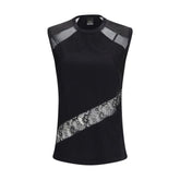 PINKO Black Cotton Blouse