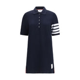 Thom Browne Blue Cotton Casual Dress