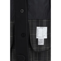 Margiela Black Polyester Coat