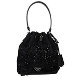 Prada Black Fabric Handbag