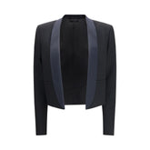 Tom Ford Black Wool Full-Length Jacket