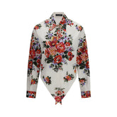 Dolce & Gabbana Multicolor Cotton Pattern Shirt