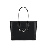 Balmain Black Cotton Tote Bag