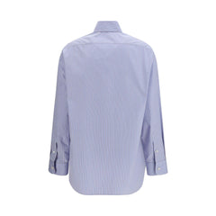 The Row Blue Cotton Pattern Shirt