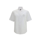 Versace Jeans White Cotton Shortsleeve Shirt