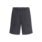 Moncler Grenoble Black Polyester Bermuda Shorts