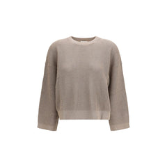 Brunello Cucinelli Gold Cotton Sweatshirt
